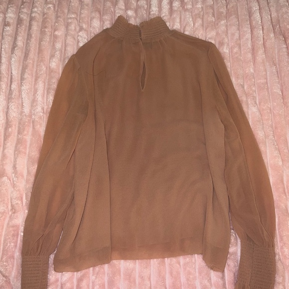 Wilfred Chiffon Peach Blouse in Size XS - Picture 3 of 5